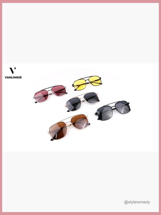 Polarized Square Aviator Sunglasses UV Protection Men Women main image 4